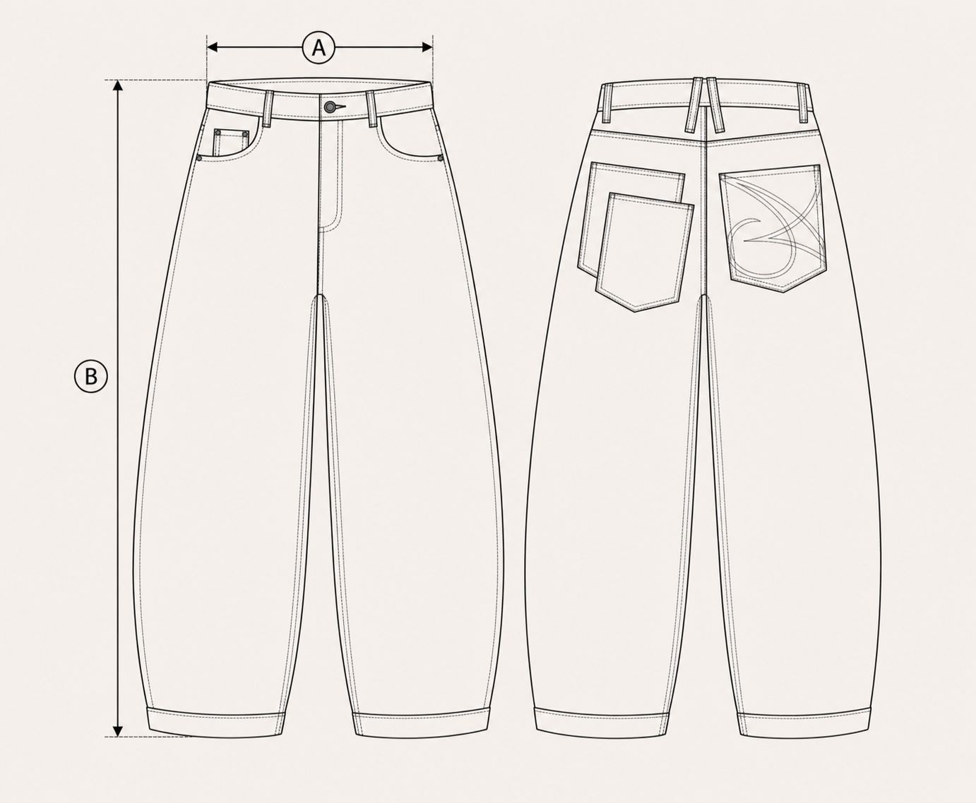 Size Chart - Pantalon