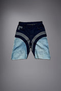 MOTOR CIRCLE - Short en Triple Jean
