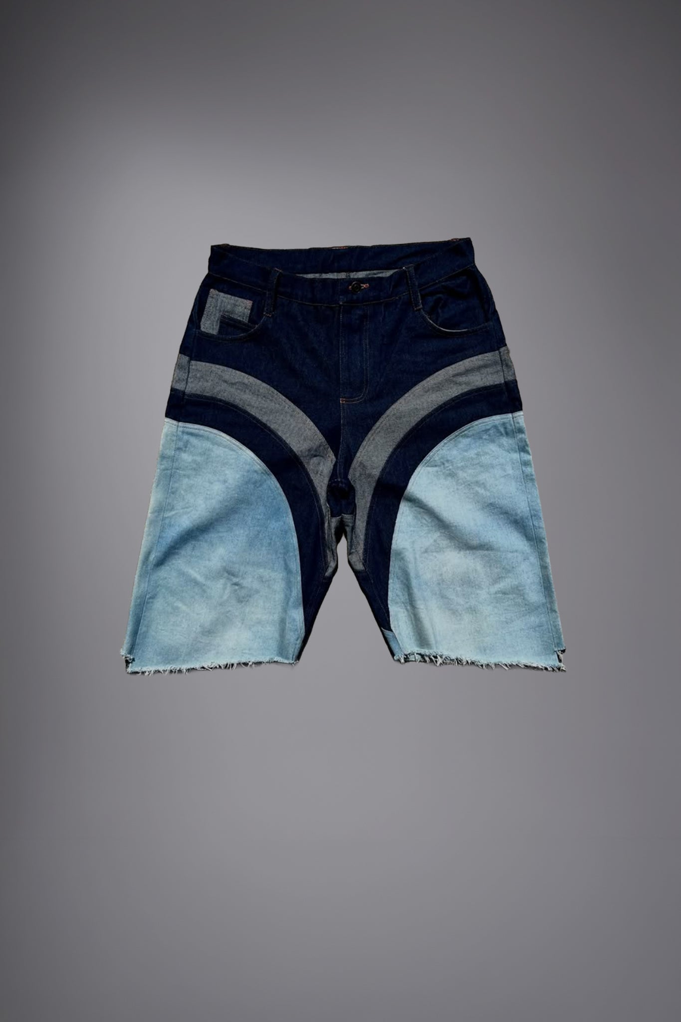 MOTOR CIRCLE - Short en Triple Jean